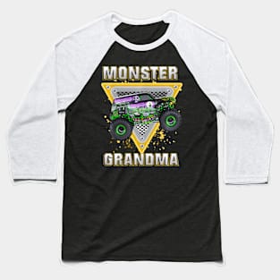 Monster Truck Grandma Mothers Day Monster Truck Are My Jam Baseball T-Shirt